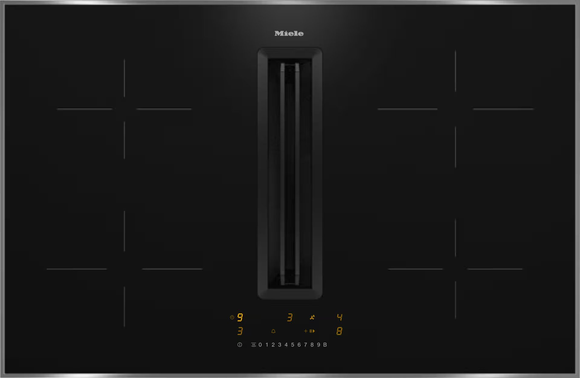 MIELE KMDA7272-1FRSILENCEEDST kookplaat met afzuiging - 80cm