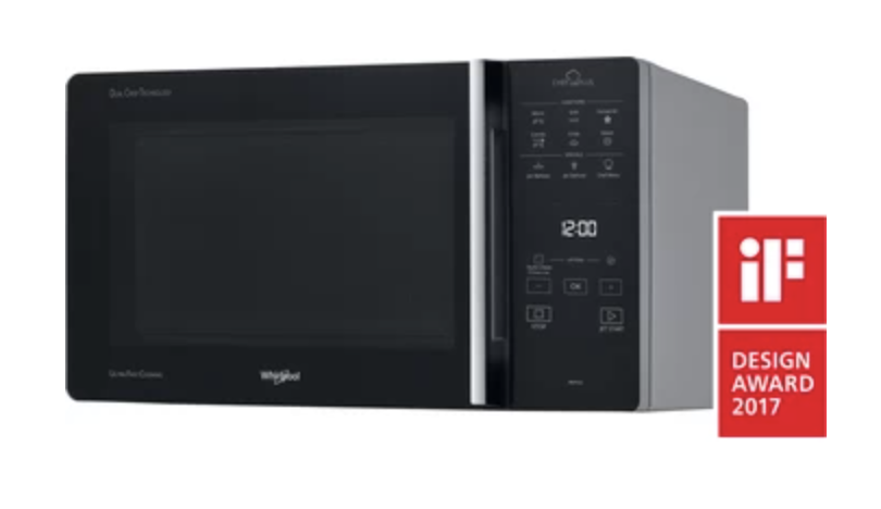 WHIRLPOOL WHMCP349SL vrijstaande microgolfoven - combi - 30cm