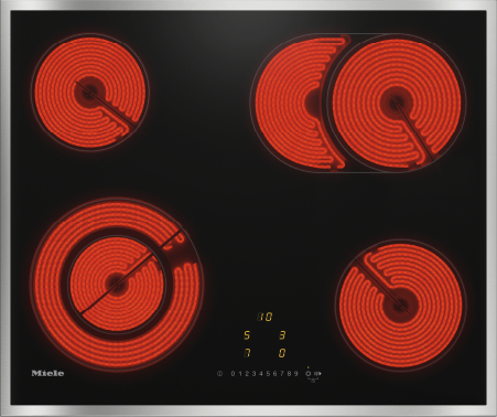 MIELE KM6521FR vitrokeramische kookplaat - 60cm