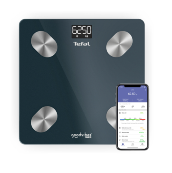 TEFAL TEBM9620S1 personenweegschaal