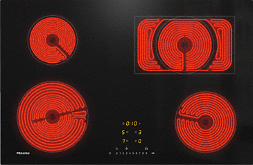 MIELE KM6542FL vitrokeramische kookplaat - 75cm