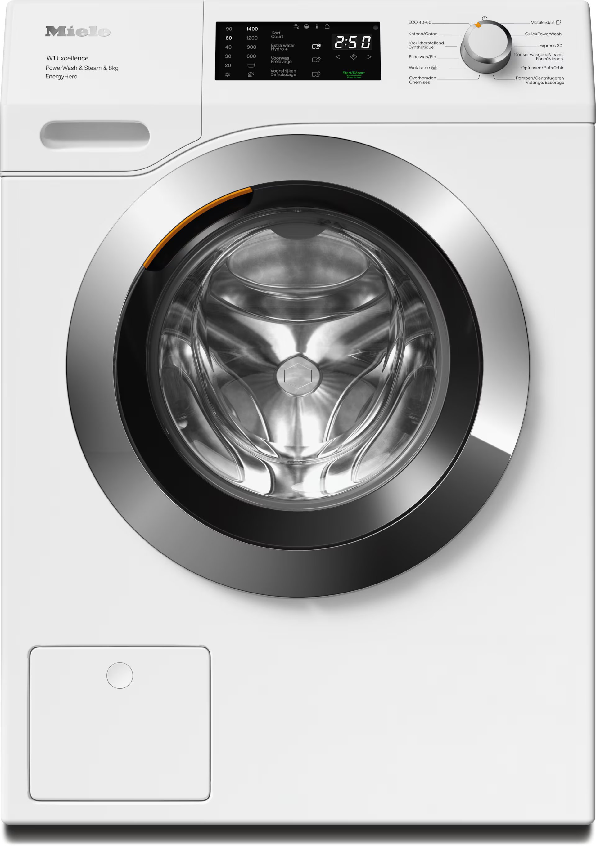 MIELE WEE395WPS CHROME EDITION wasmachine