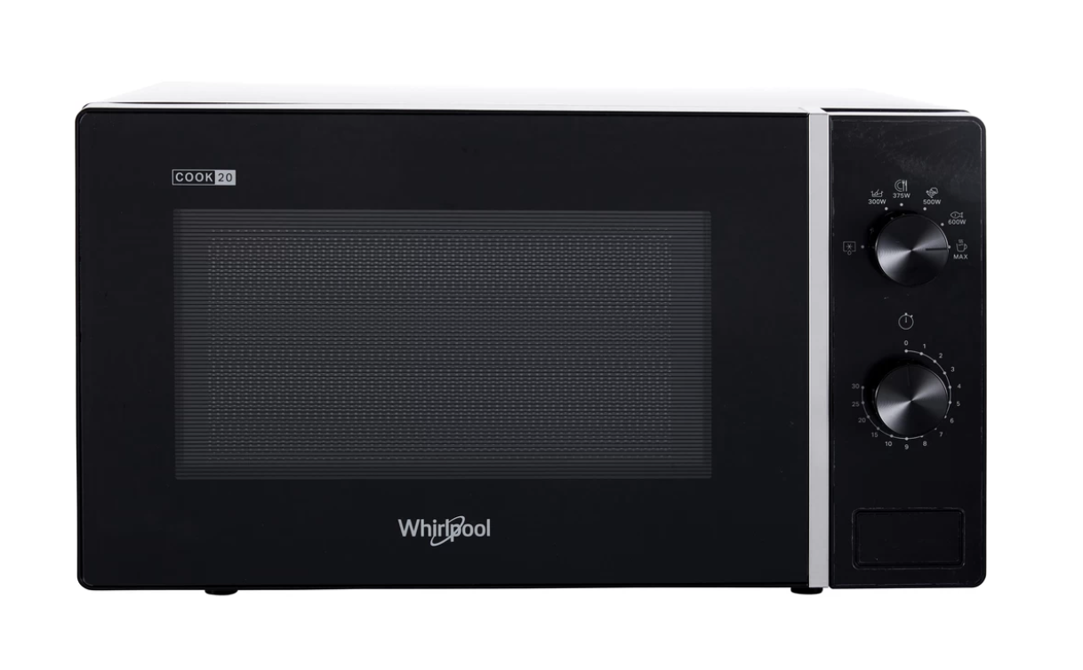 WHIRLPOOL WHMWP101B vrijstaande microgolfoven - 26cm