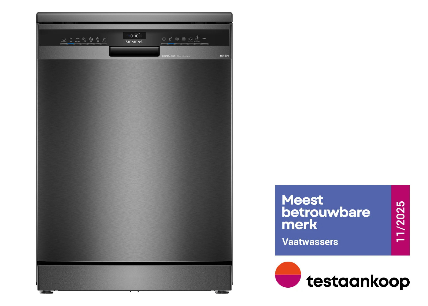 SIEMENS SN25ZC06CF iQ500 vrijstaande vaatwasser